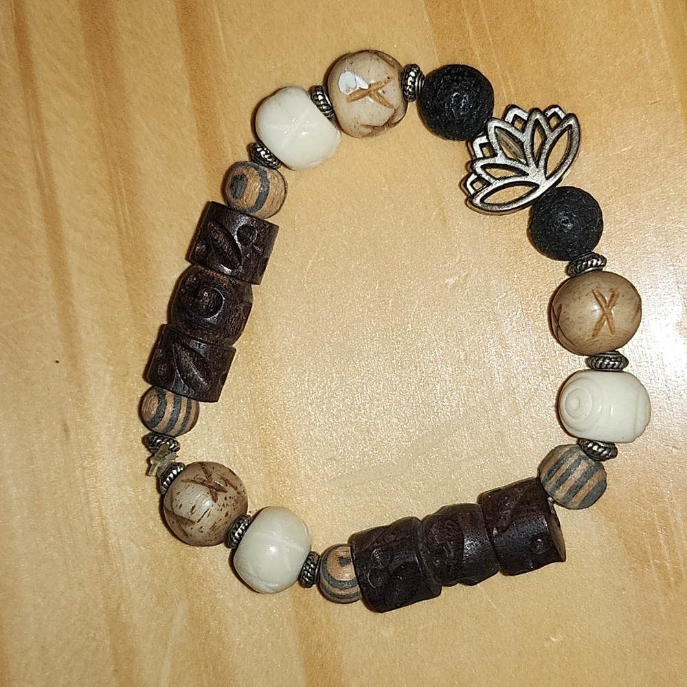 Handmade Lotus Flower Bracelet